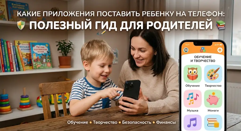 Ребенок с телефоном